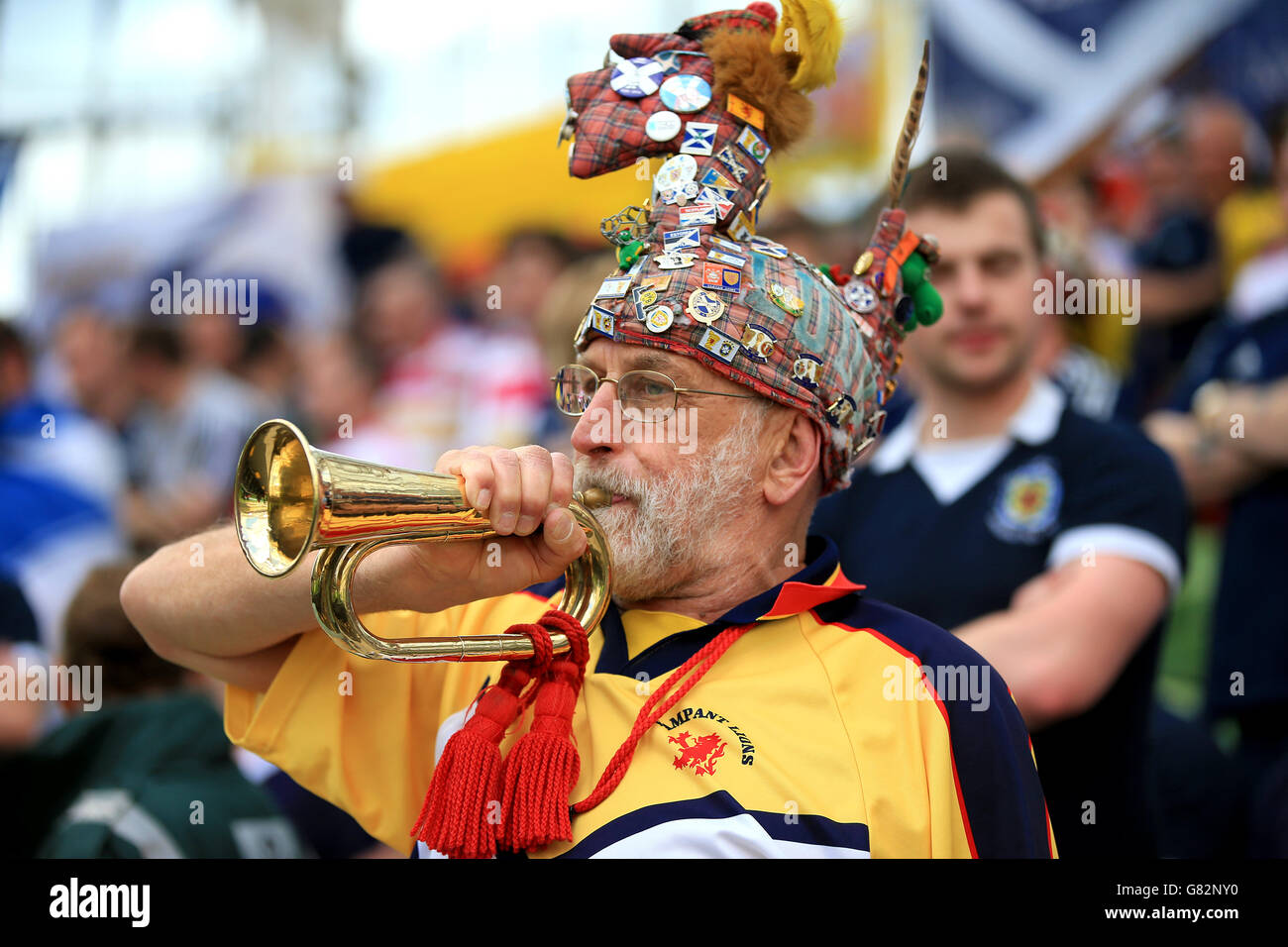 Soccer - Championnat d'Europe UEFA Qualifications - Groupe D - République d'Irlande v Ecosse - Aviva Stadium Banque D'Images