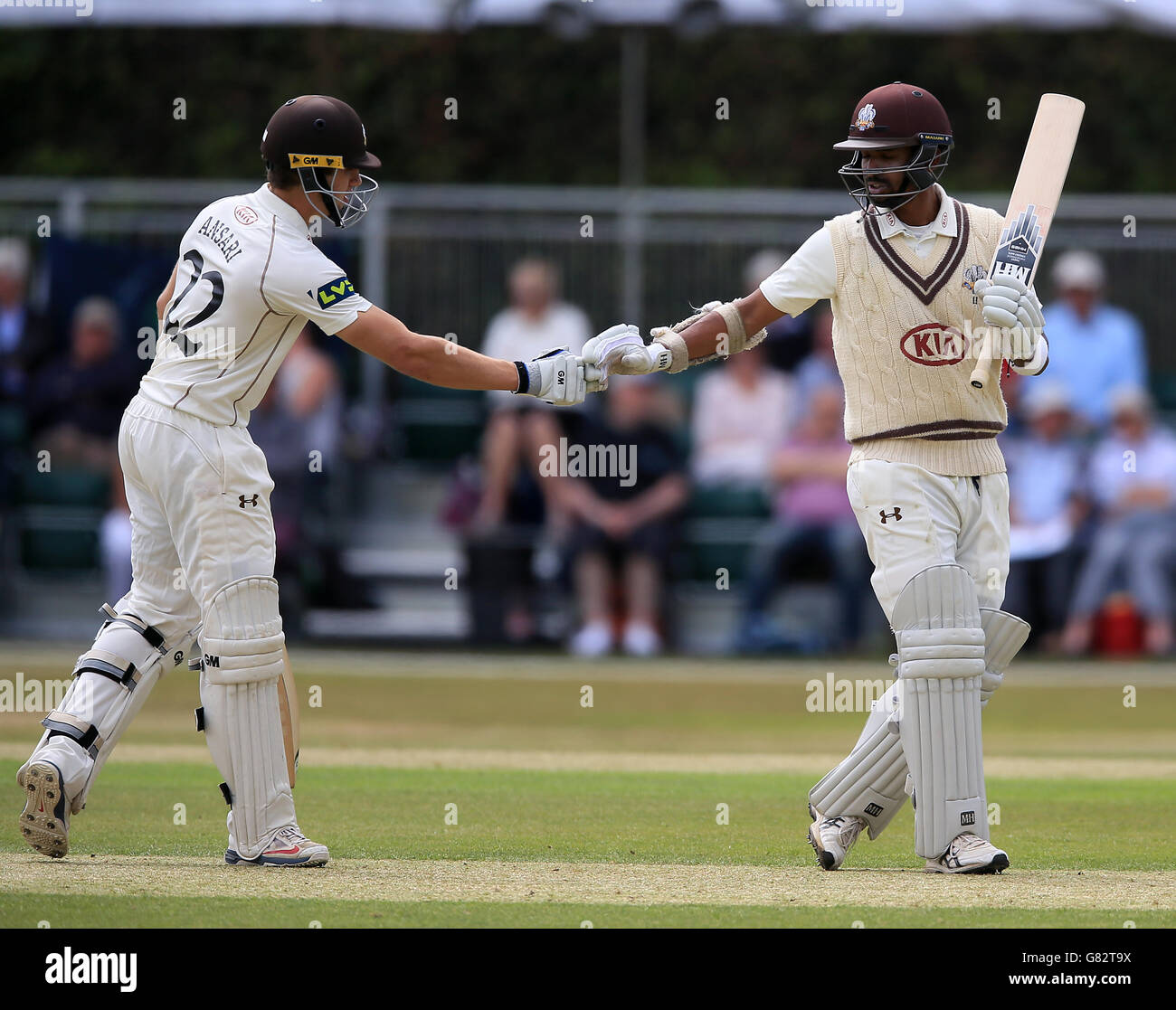 Cricket - LV = County Championship Division - Deux - Jour 1 - Surrey v Glamorgan - Le terrain de sport Banque D'Images