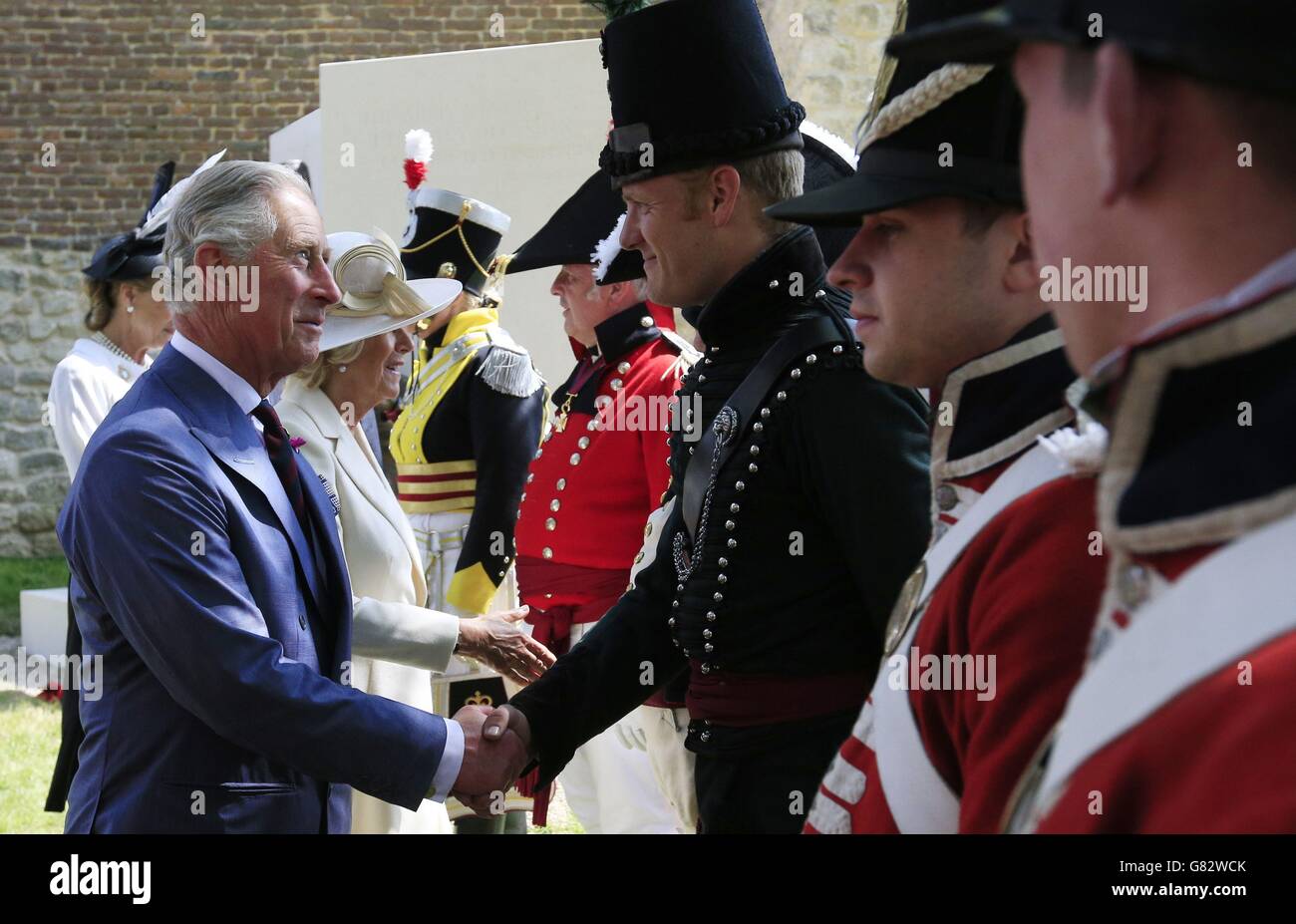 Bataille de Waterloo anniversaire Banque D'Images