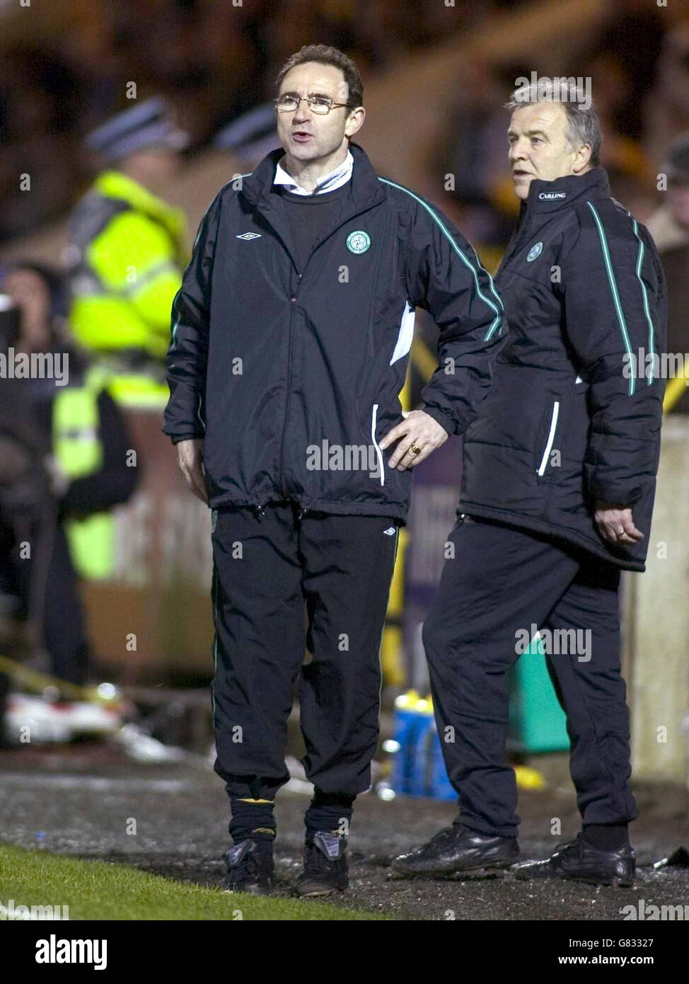 Soccer - Bank of Scotland Premier Division - v Livingston Celtic - West Lothian Courier Stadium Banque D'Images