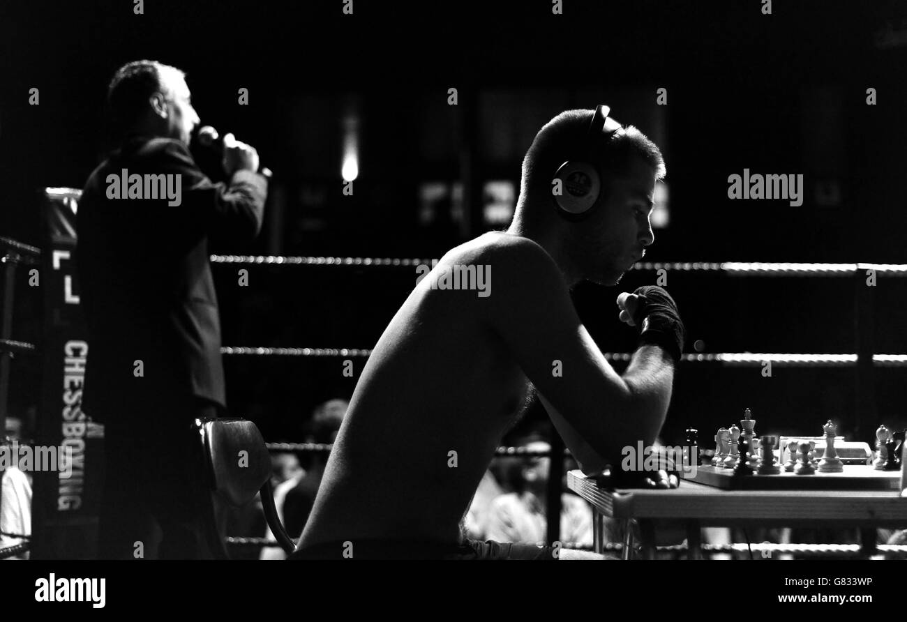 Londres - Sport Chessboxing Bash Grand Maître ! - Scala Banque D'Images