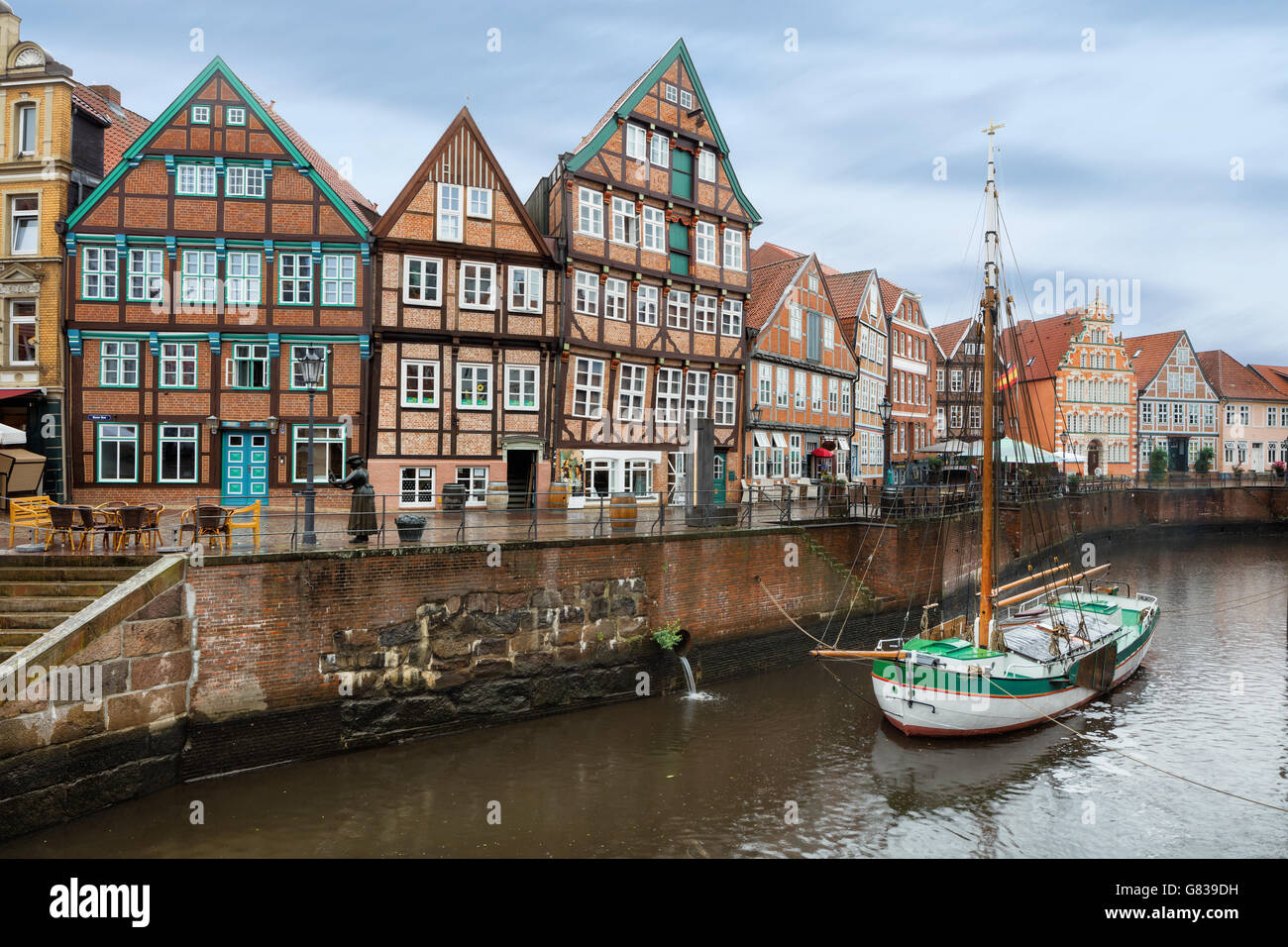 Ville médiévale Stadt, Allemagne Banque D'Images