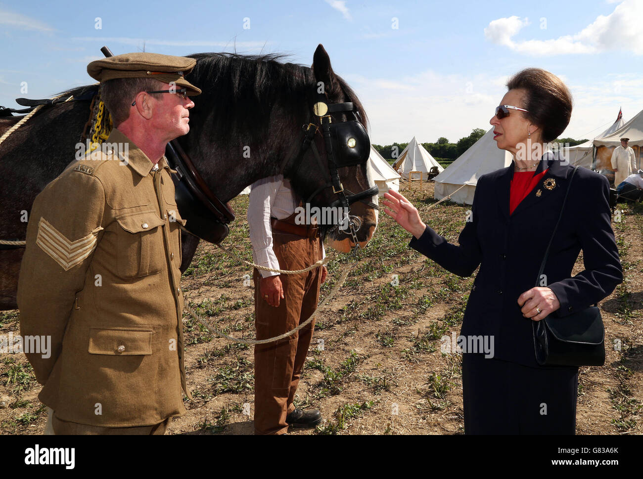 Visites Princess Royal Langley Vale Wood Banque D'Images