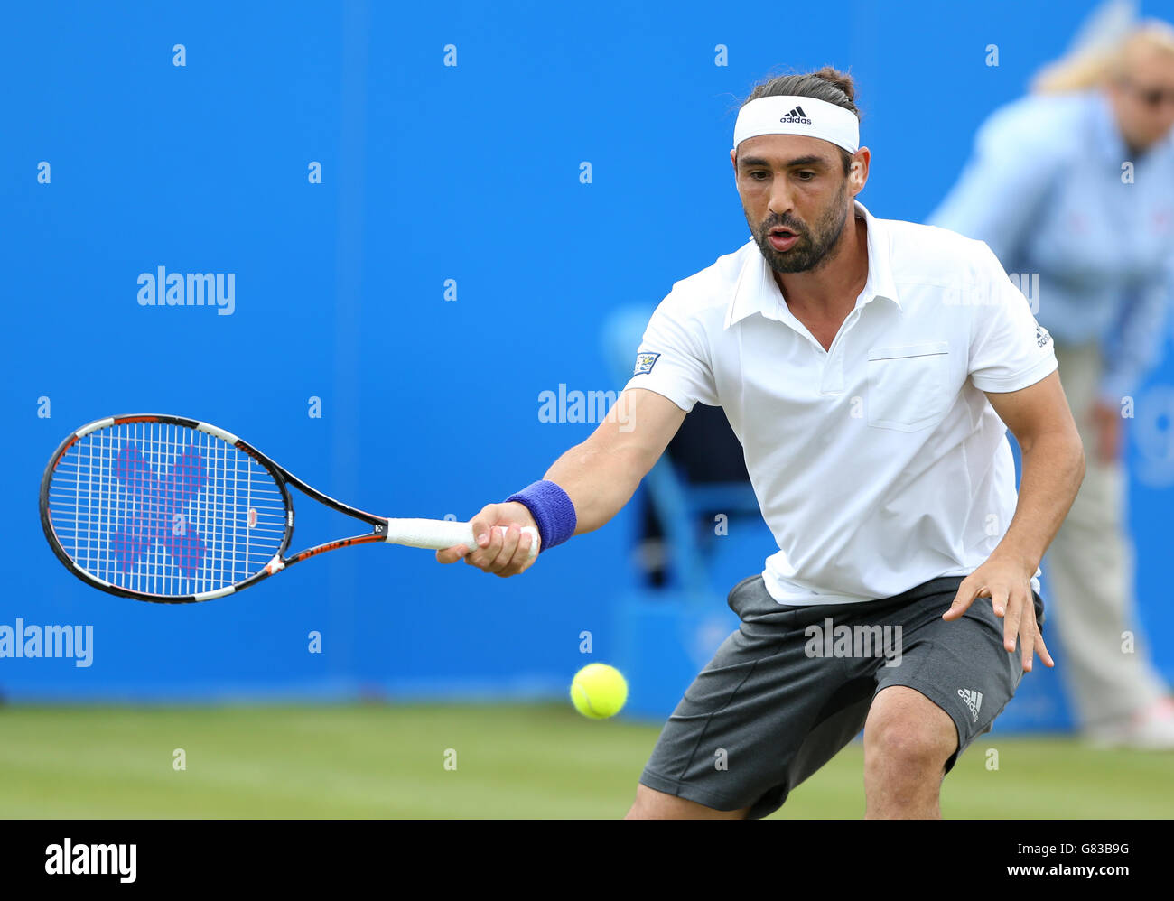 Tennis - ATP 2015 Aegon Ouvrir Nottingham - Jour 5 - Centre de tennis de Nottingham Banque D'Images