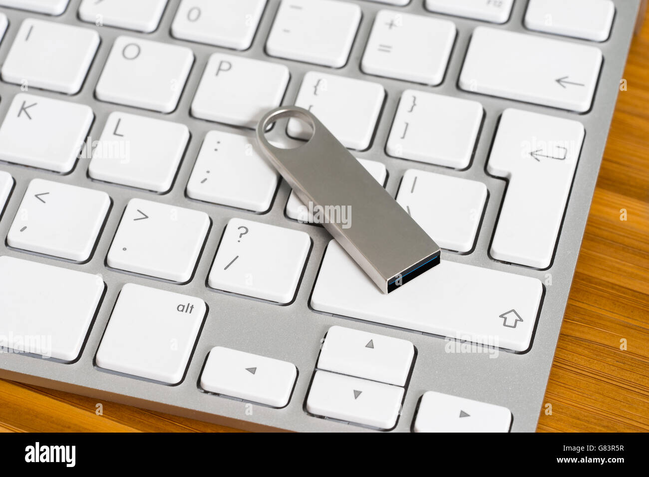 USB flash drive, close-up Banque D'Images