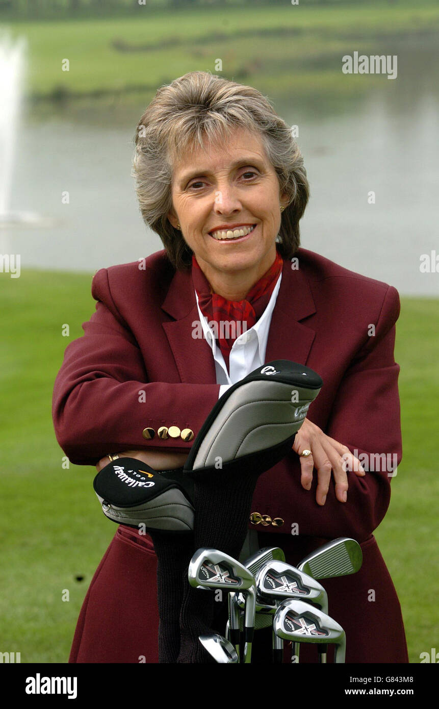 Première femme capitaine de l'Association professionnelle des golfeurs.La nomination de Lewis a été annoncée à l'assemblée générale annuelle de la PGA au Beffroi. Banque D'Images