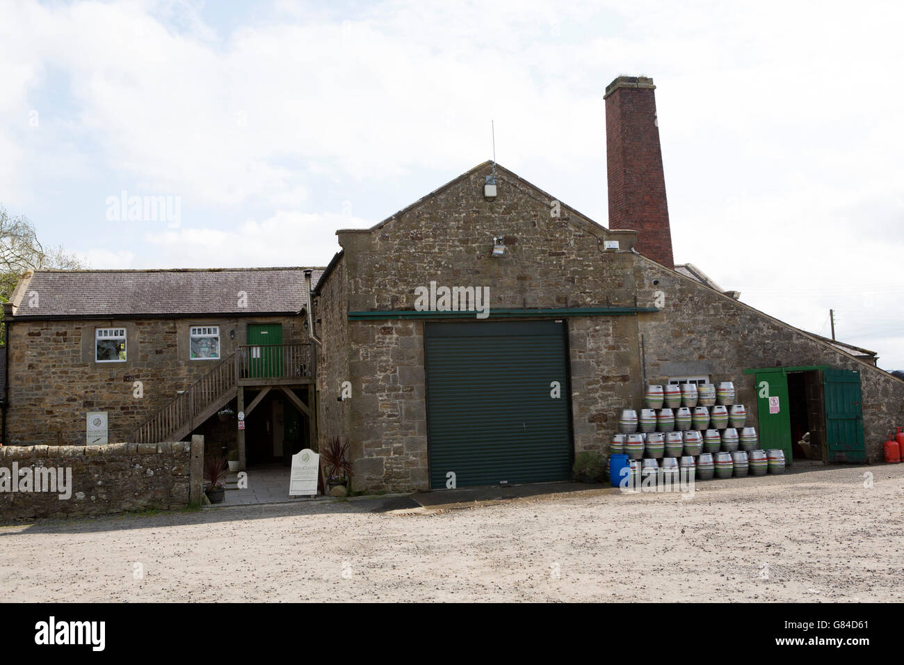 High House Farm dans le Northumberland, en Angleterre. La ferme abrite une brasserie et un centre de visiteurs. Banque D'Images