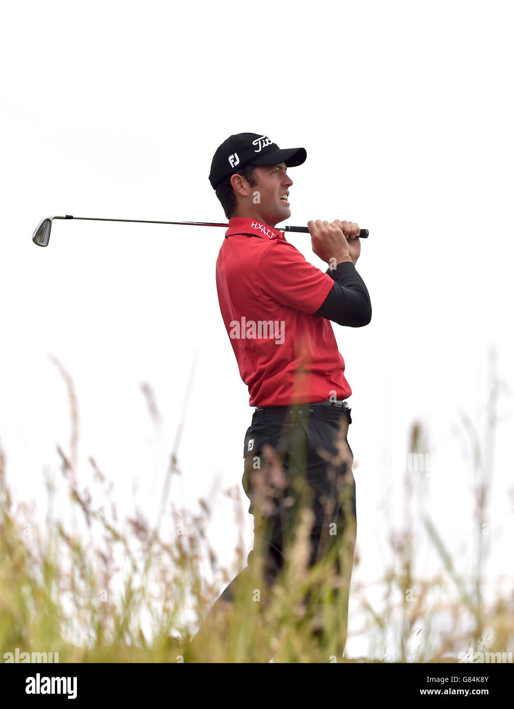 Golf - le championnat ouvert 2015 - première journée - St Andrews.Robert Streb des États-Unis en action pendant le premier jour du Championnat d'Open 2015 à St Andrews, Fife. Banque D'Images