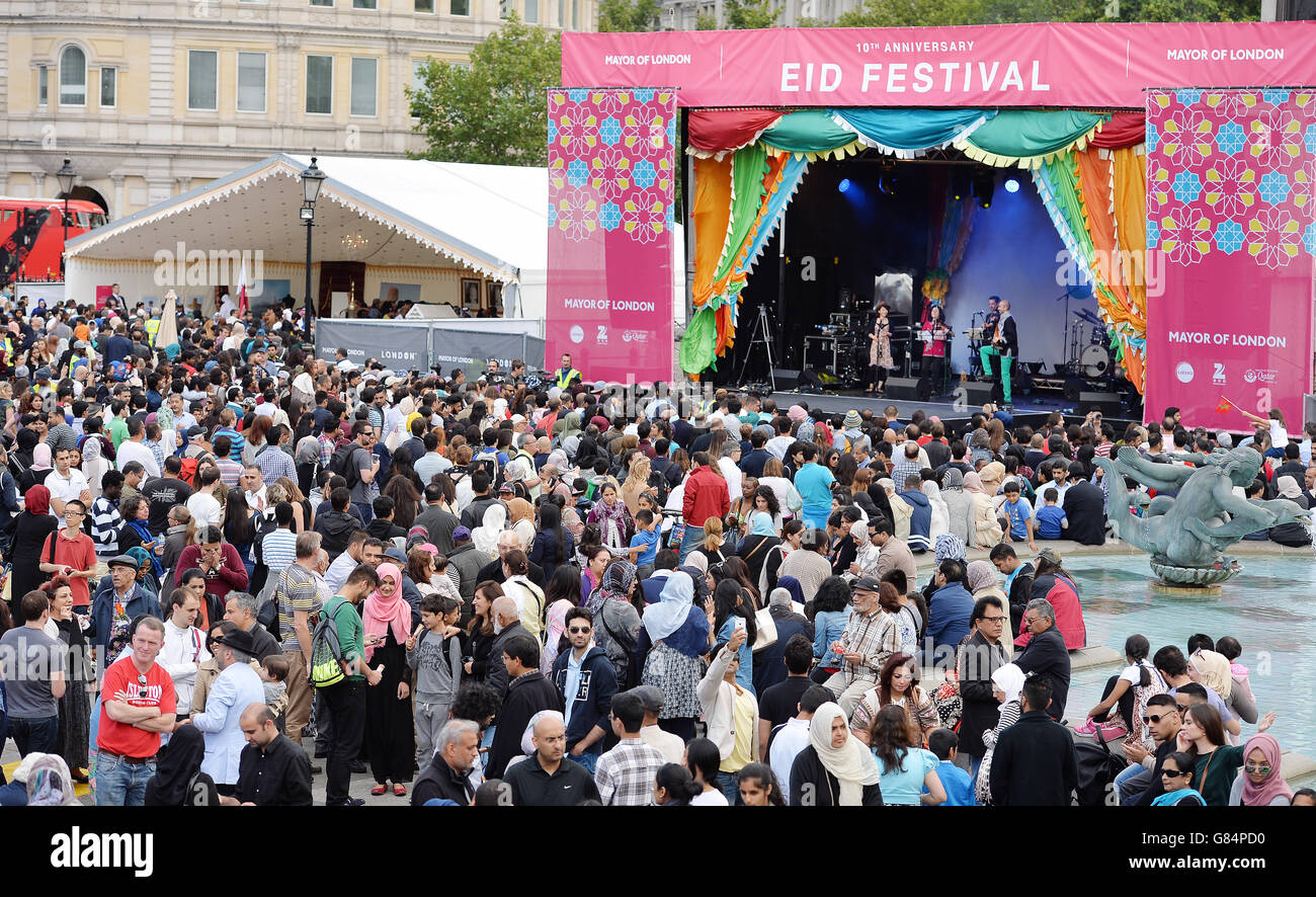 Festival Eid- London Banque D'Images