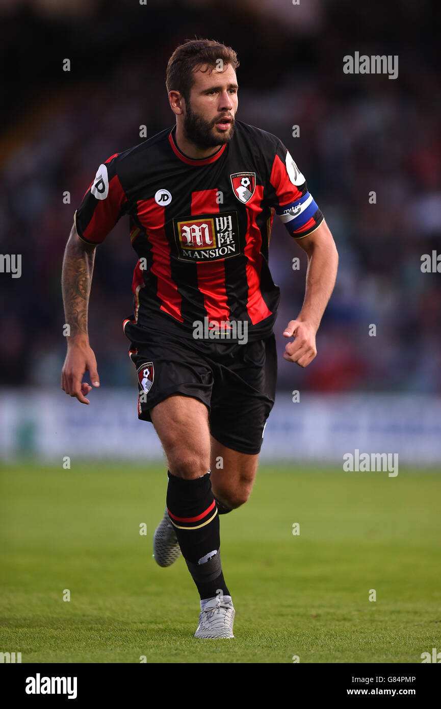 - Football amical d'avant saison - Yeovil Town v Bournemouth - Huish Park Banque D'Images