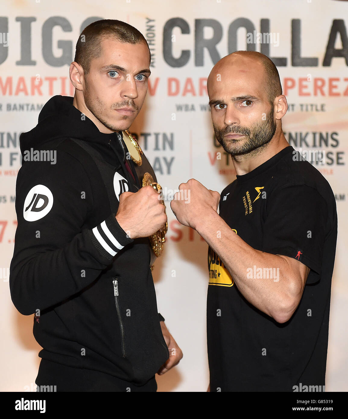 Boxing - Grands enjeux Conférence de presse finale - Grosvenor Casino Banque D'Images