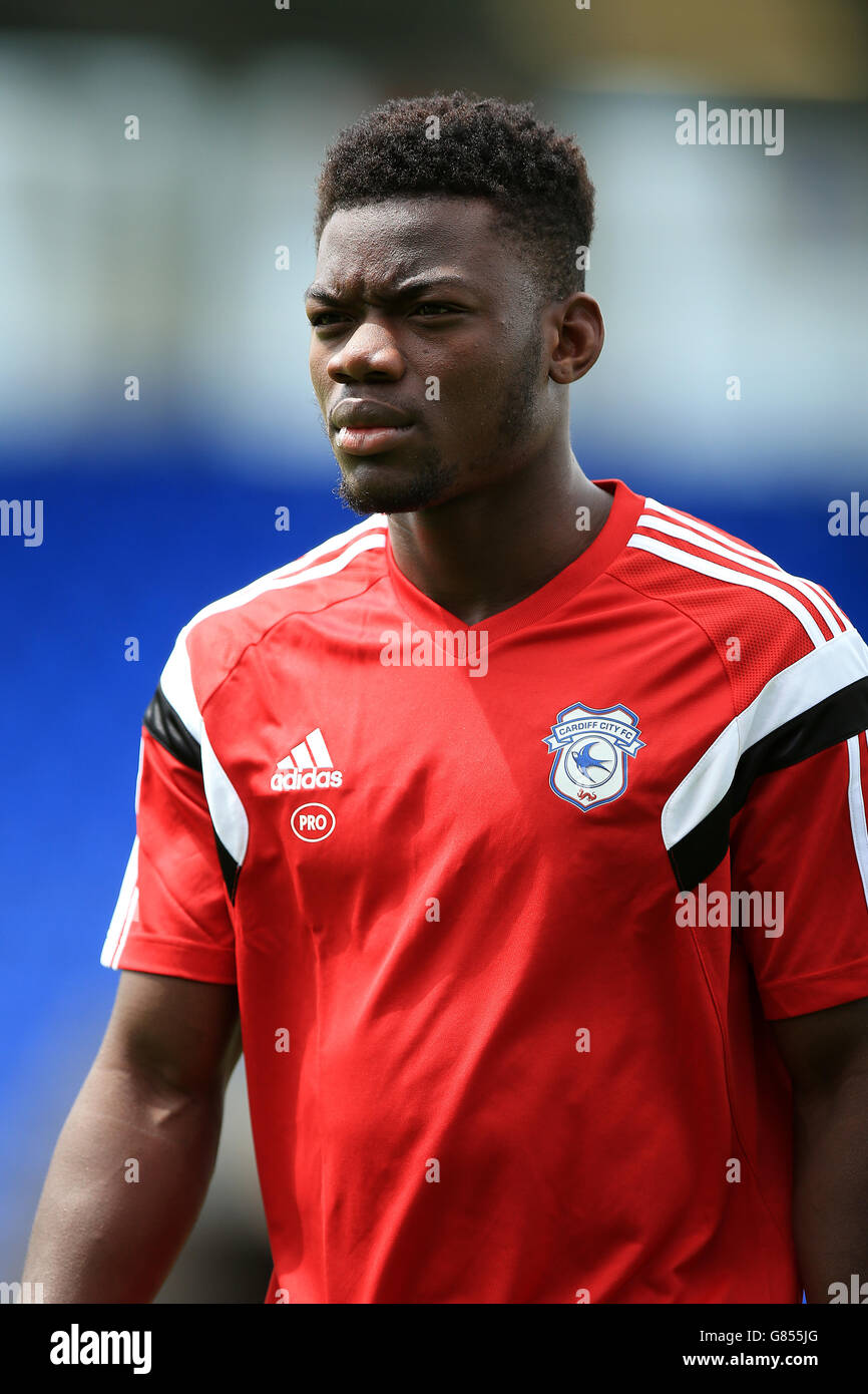 Soccer - Pré saison Friendly - Ville de Shrewsbury v Cardiff City - Stade Greenhous Meadow Banque D'Images