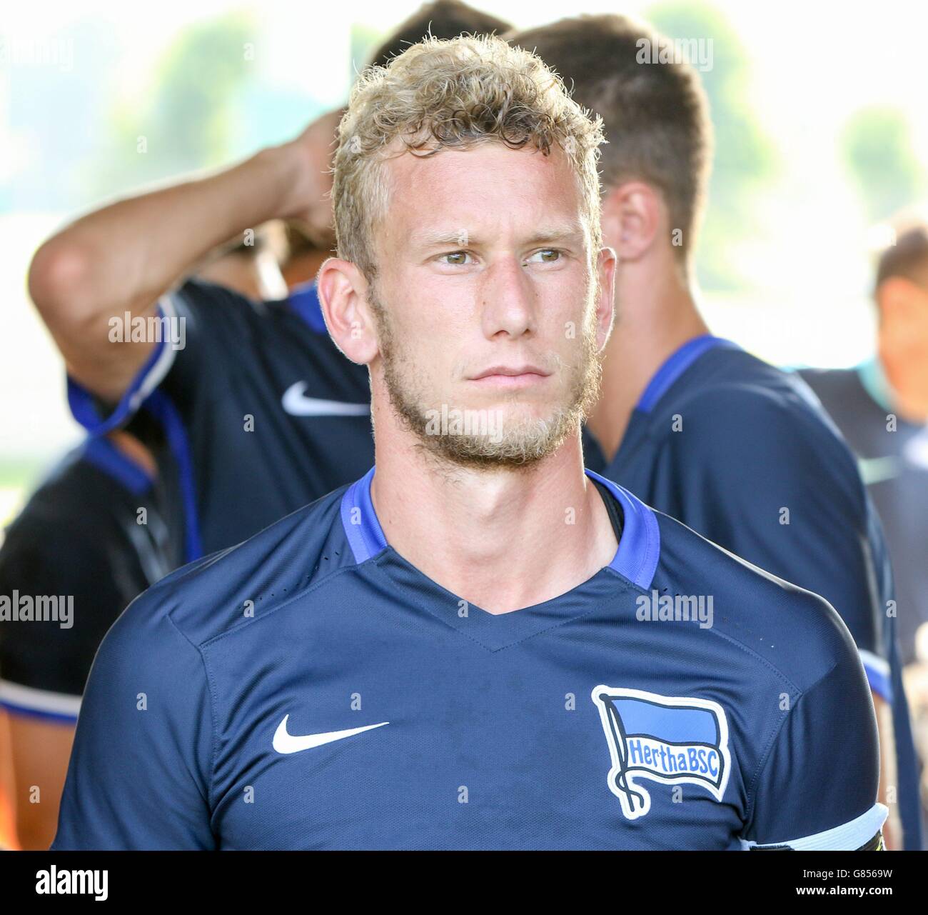 Football - pré saison amicale - Hertha BSC v Fulham - Athletic Arena Schladming. Fabian Lutenberger de Hertha BSC Banque D'Images