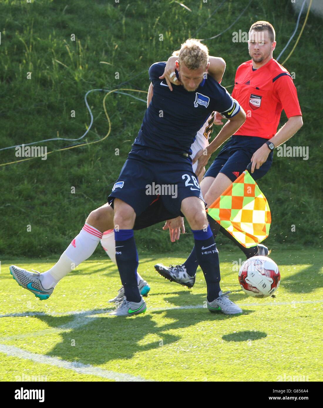 Soccer - Pré saison Friendly - Hertha BSC v Fulham - Athletic Arena Schladming Banque D'Images