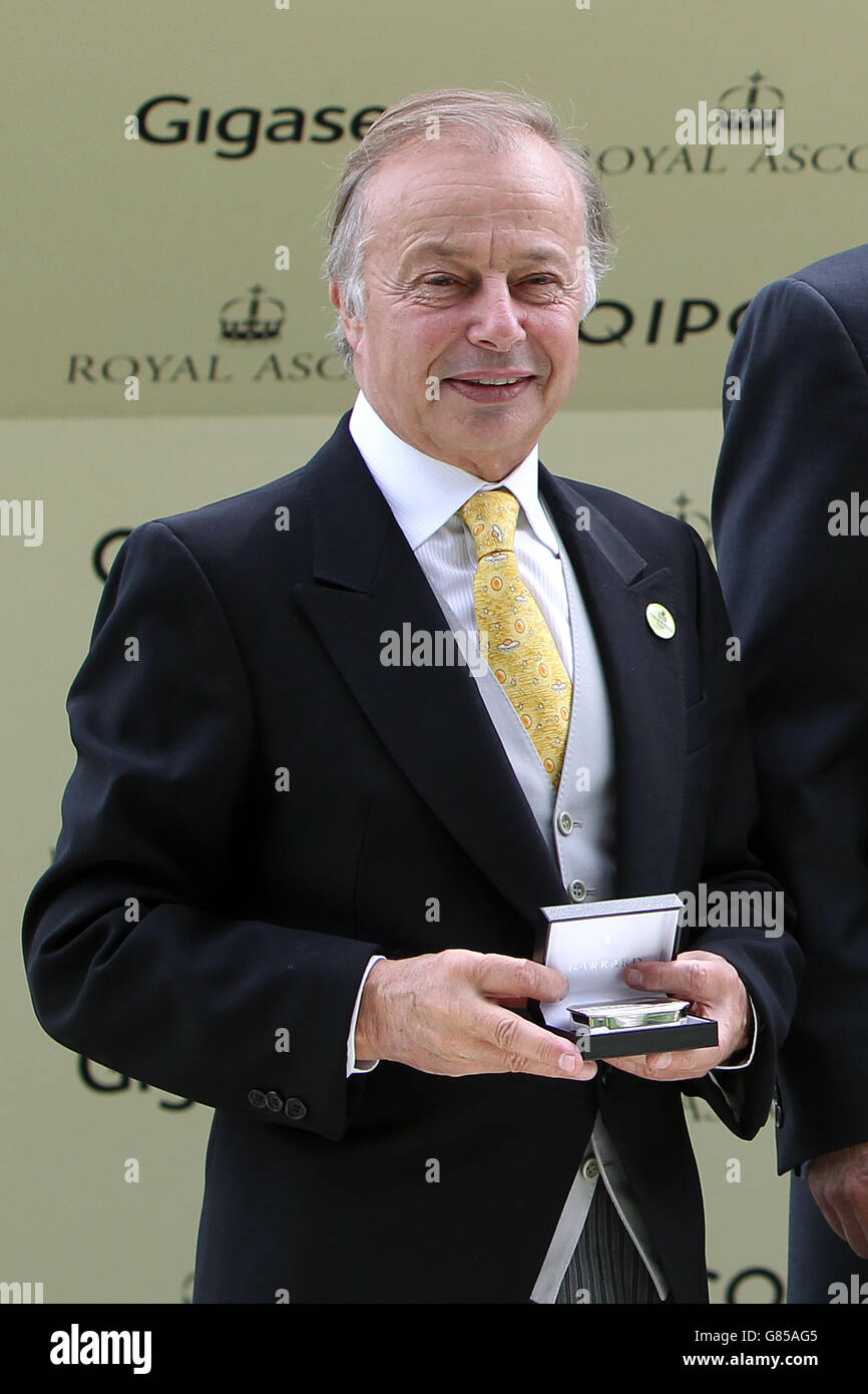 Courses hippiques - Réunion Royal Ascot 2015 - première journée - Hippodrome d'Ascot.L'entraîneur Freddy Head après la victoire avec Solow dans les enjeux de la reine Anne Banque D'Images