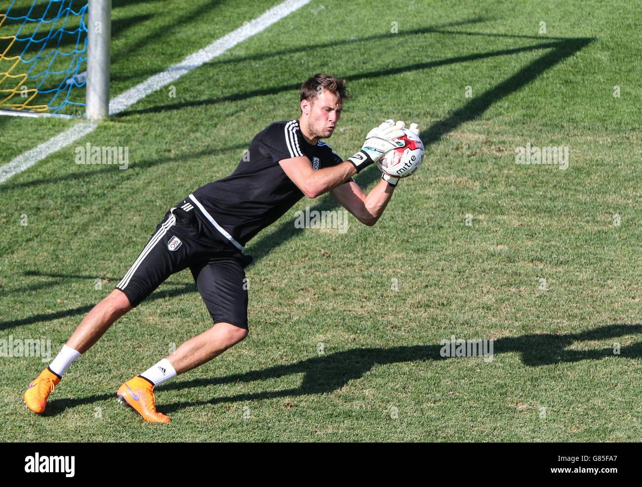 Football - pré saison amicale - Hertha BSC v Fulham - Athletic Arena Schladming.Marcus Bettinelli (FC Fulham, no 40) Banque D'Images