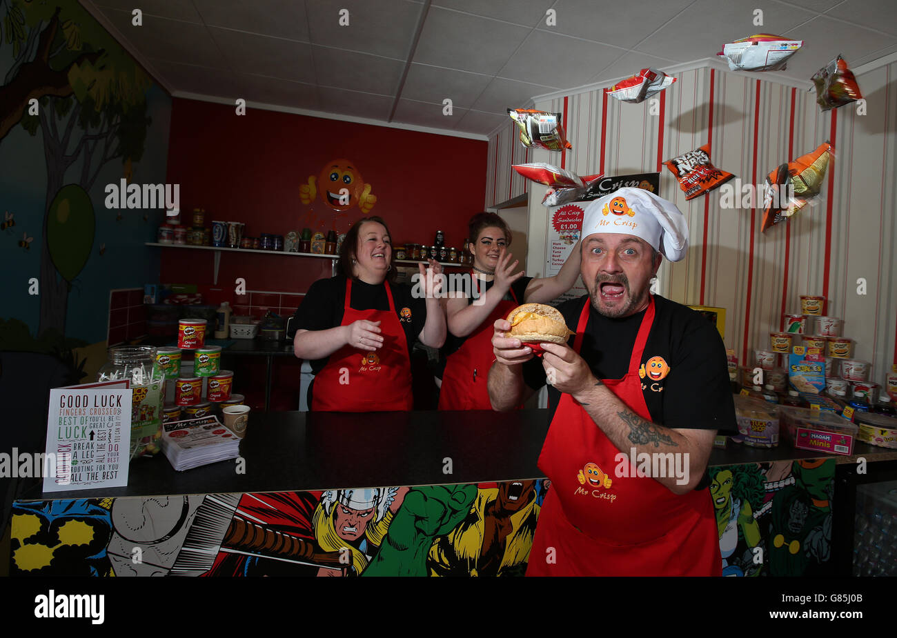 M. Crisp ouverture Banque D'Images