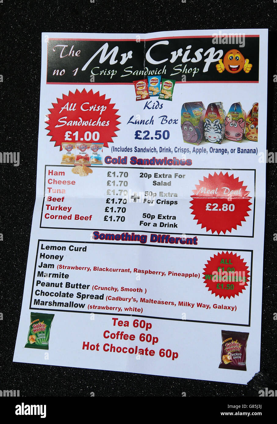 M. Crisp ouverture Banque D'Images