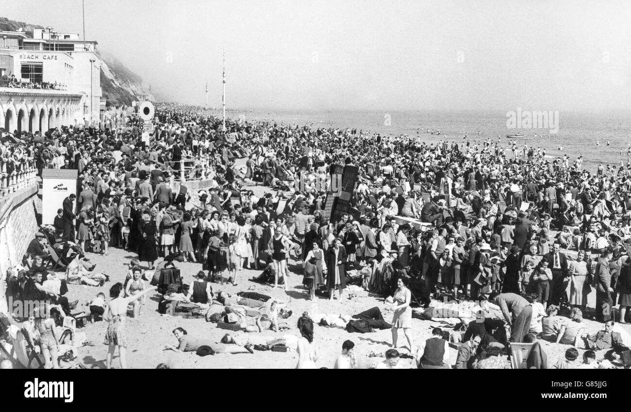 Météo d'été - Bournemouth - 1946 Banque D'Images Météo d'été - Bournemouth - 1946 Banque D'Images