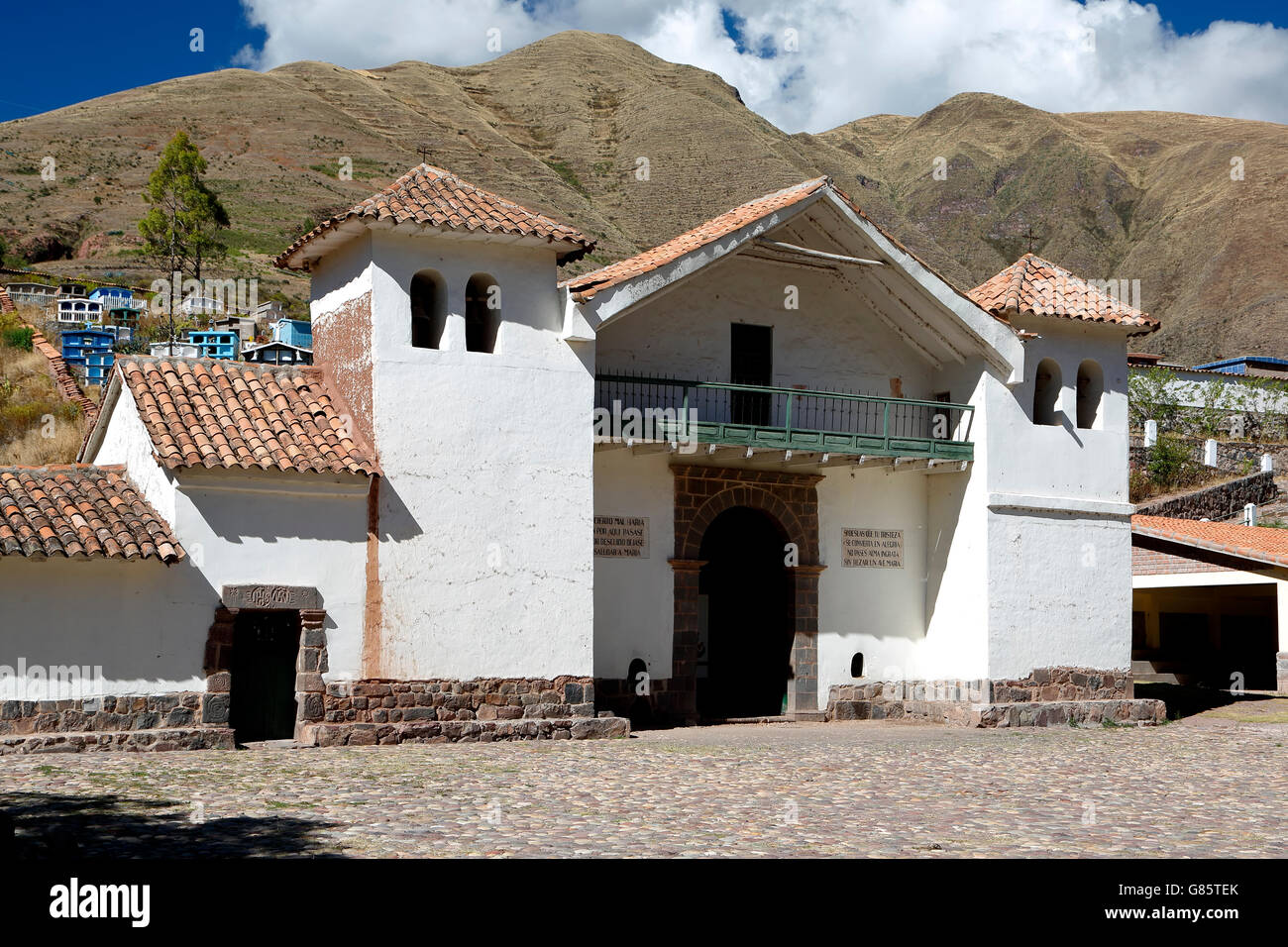 Église Virgen de Canincunca Purificada (purifié vierge de Canincunca), aka La Candelaria, Cusco, Pérou Banque D'Images