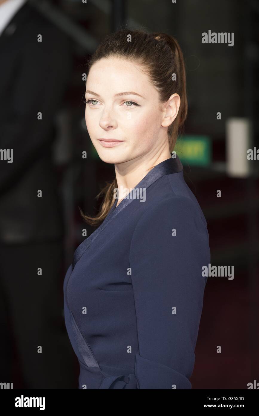 Mission Impossible Rogue Nation Premiere - Londres.Rebecca Ferguson assiste à la Mission: Impossible Rogue Nation première au BFI Imax, Waterloo, Londres. Banque D'Images