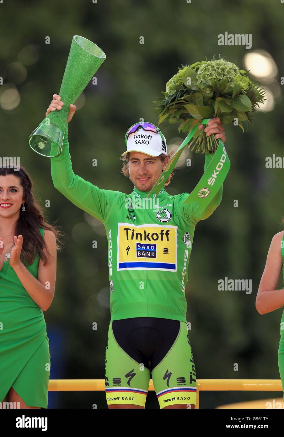 Maillot Cycliste Cannondale – Peter Sagan – Podium Vert Le Coq – Tour De France 2013 – Taille M