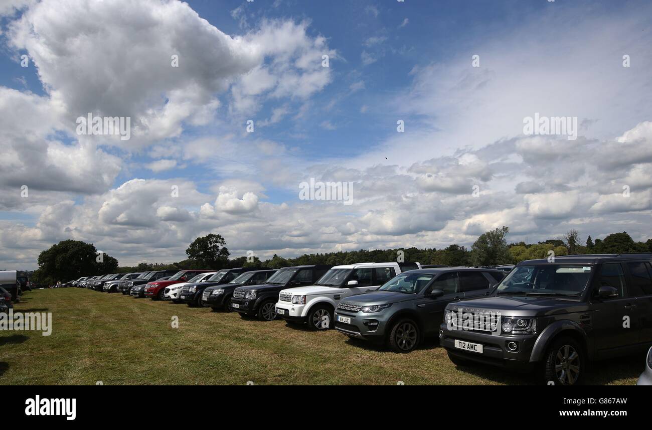 Nigel Farage visite le CLA Gamefair Banque D'Images