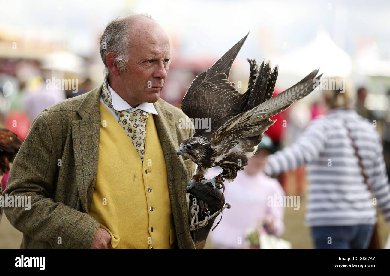 Nigel Farage visite le CLA Gamefair Banque D'Images