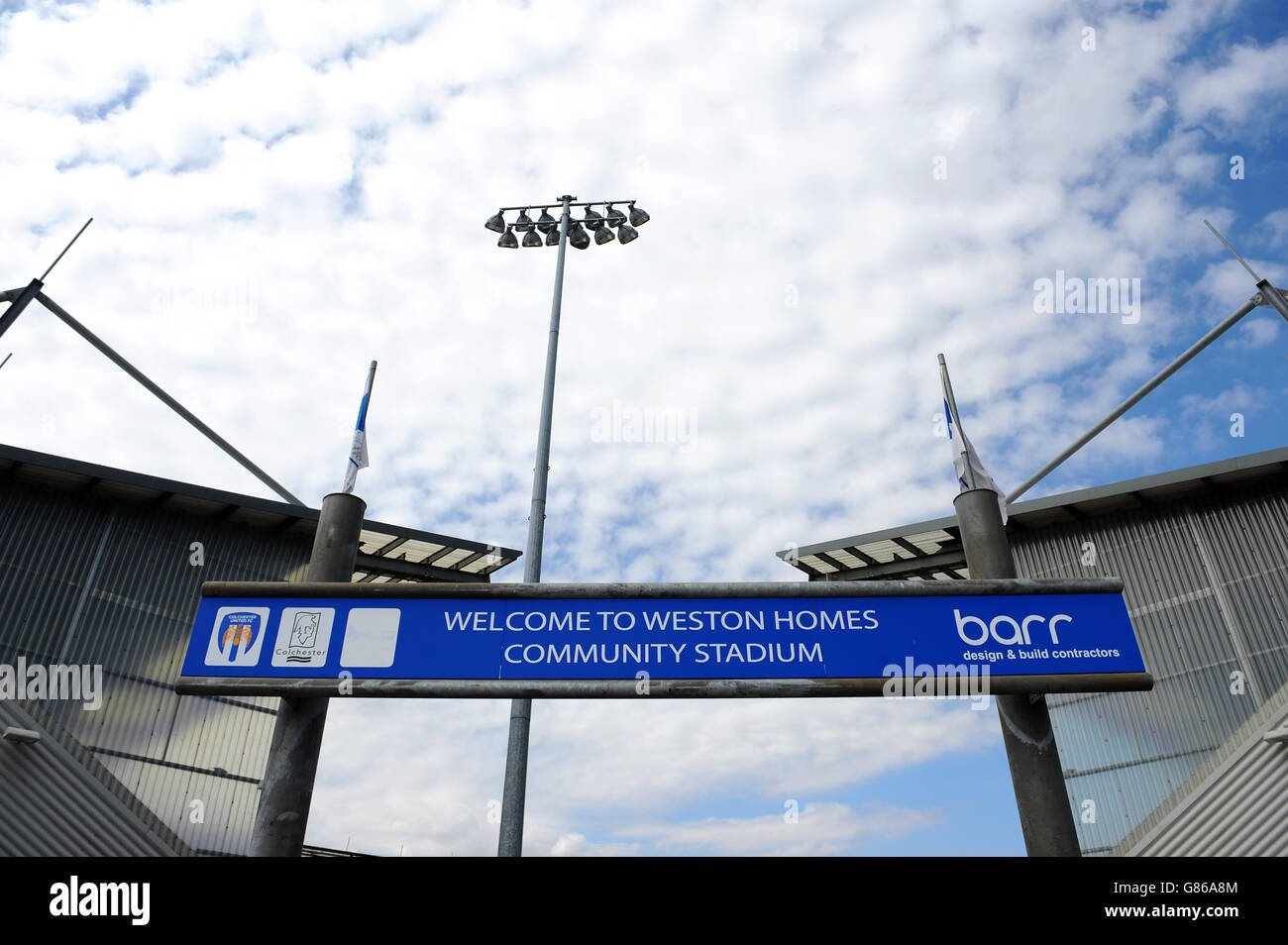 Sky Bet League Soccer - Un - Colchester United v Blackpool FC - Weston Homes Community Stadium Banque D'Images