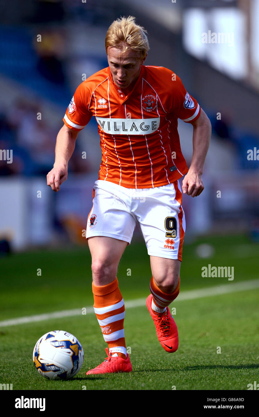 Sky Bet League Soccer - Un - Colchester United v Blackpool FC - Weston Homes Community Stadium Banque D'Images