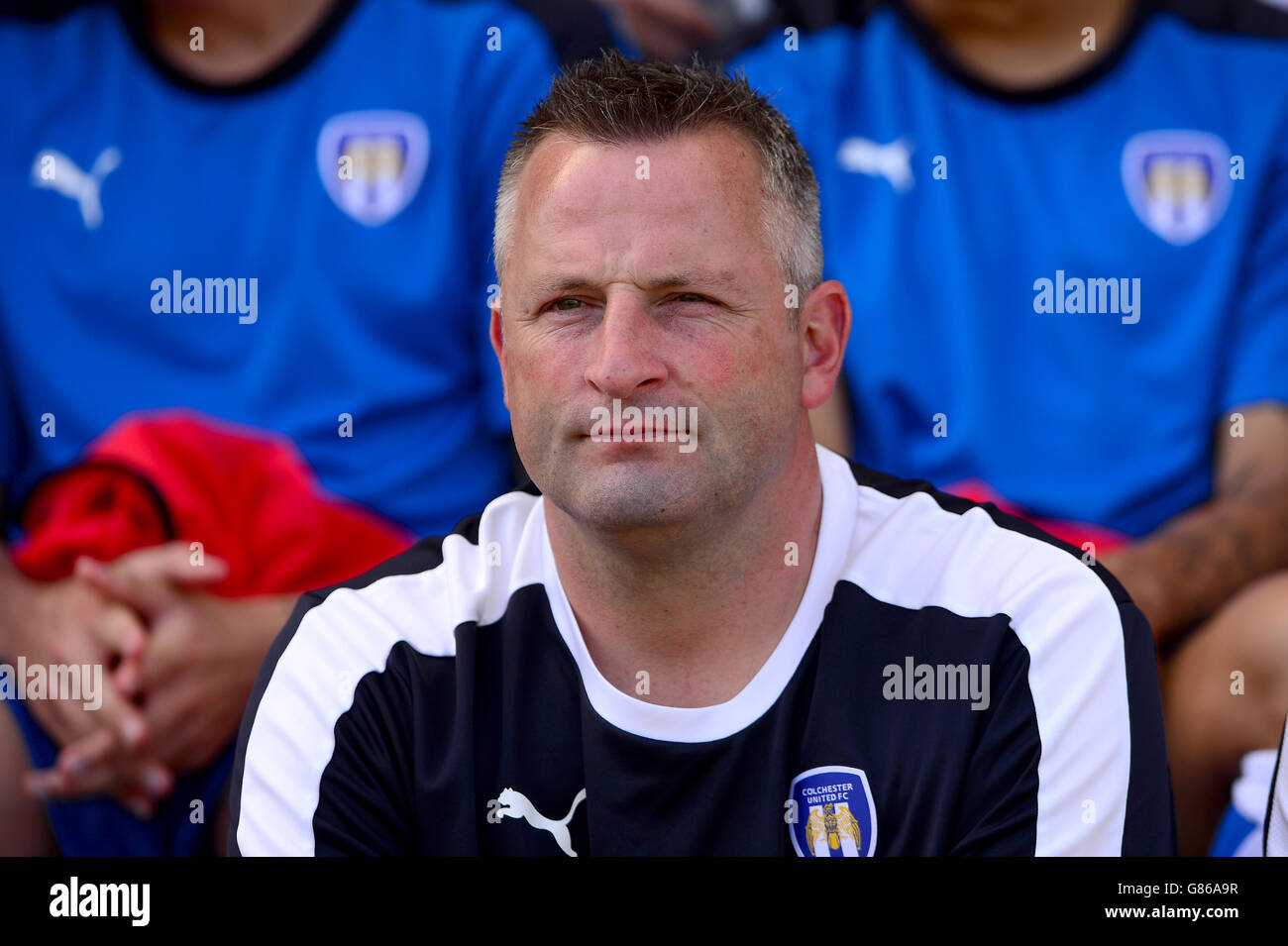 Sky Bet League Soccer - Un - Colchester United v Blackpool FC - Weston Homes Community Stadium Banque D'Images