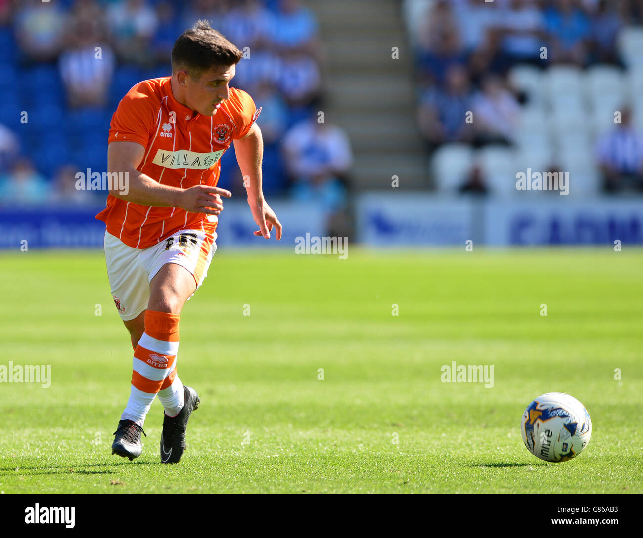 Soccer - Sky Bet League One - Colchester United v Blackpool FC - Weston Homes Community Stadium. Jack Redshaw de Blackpool Banque D'Images