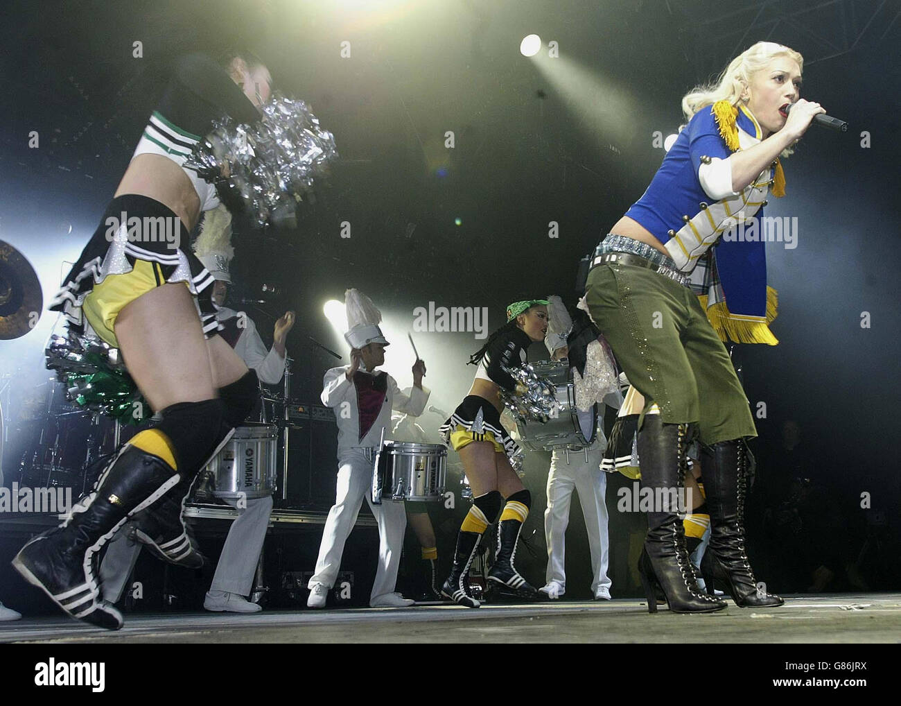 Le Big Weekend de radio 1 - Herrington Park. Gwen Stefani sur scène. Banque D'Images