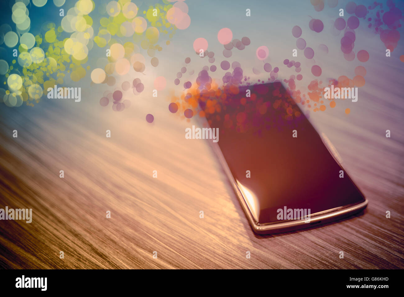 Arrière-plan de téléphone intelligent Banque D'Images