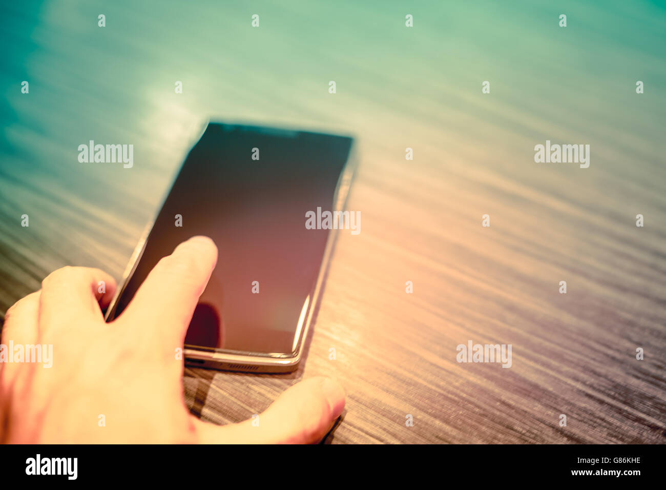 Arrière-plan de téléphone intelligent Banque D'Images