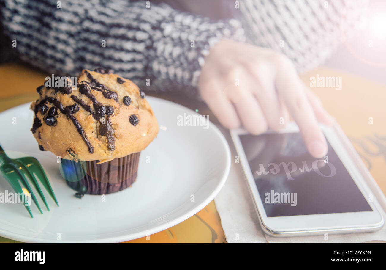 Arrière-plan de téléphone intelligent Banque D'Images