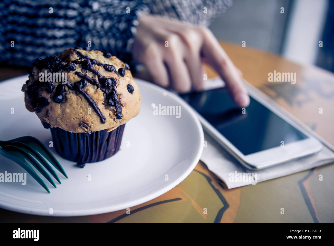 Arrière-plan de téléphone intelligent Banque D'Images
