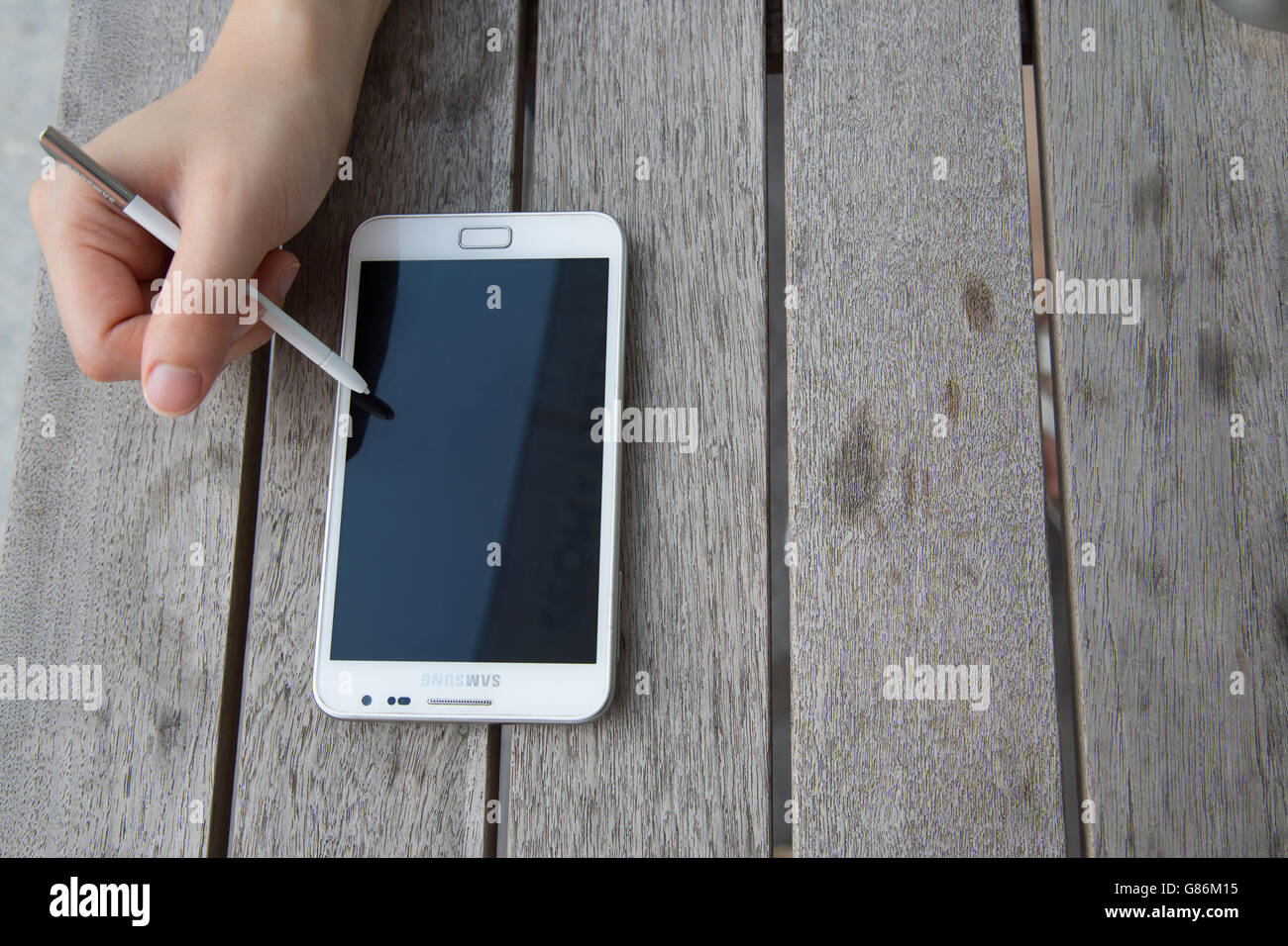 Arrière-plan de téléphone intelligent Banque D'Images