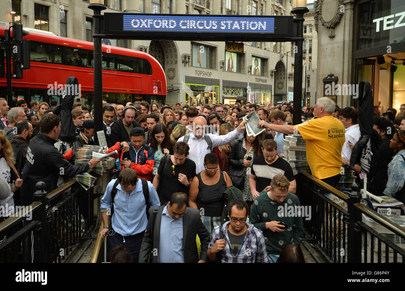 Grève de tube Banque D'Images