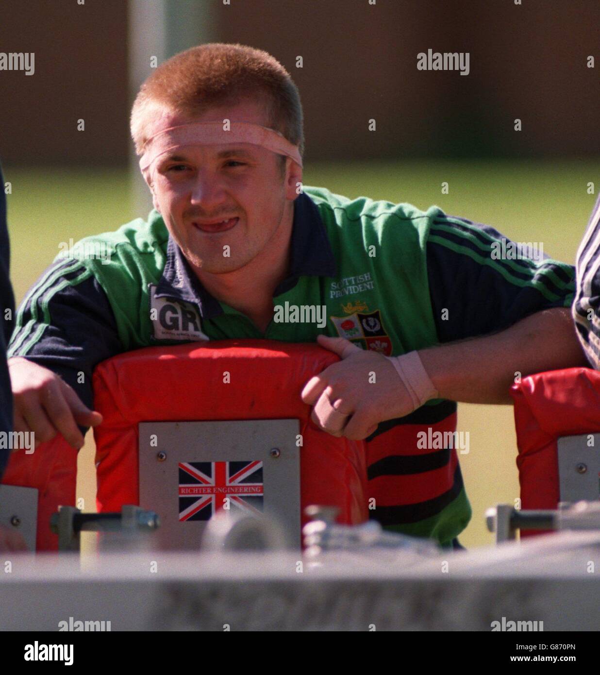 Rugby Union - entraînement des Lions britanniques.Graham Rowntree, Lions britanniques Banque D'Images