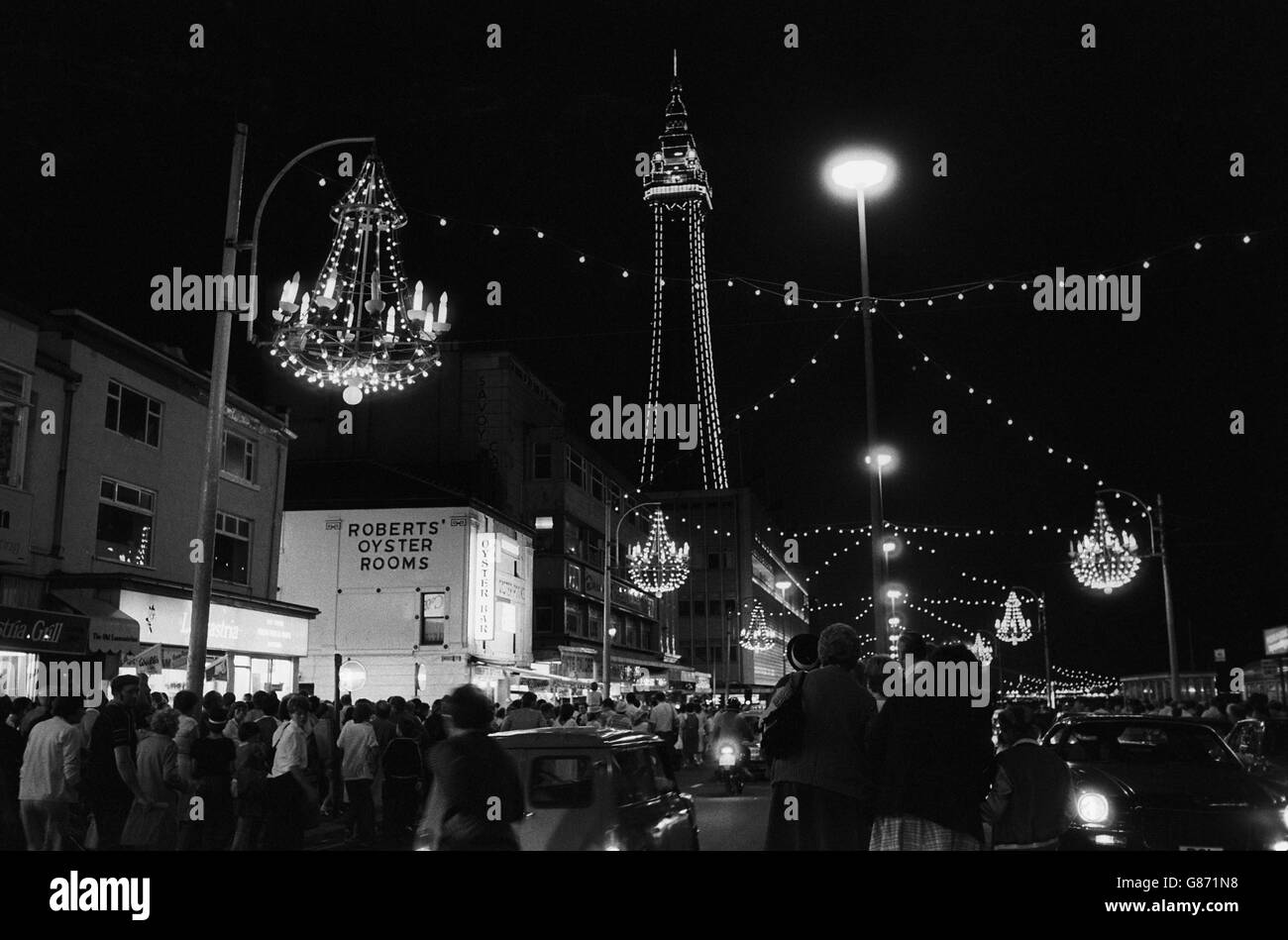 Coutumes et traditions - illuminations de Blackpool Banque D'Images