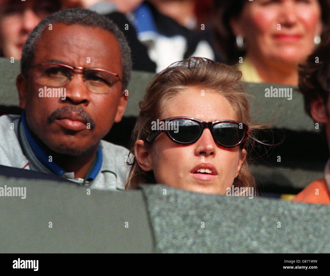 Tennis - Championnat de Tennis de Wimbledon Banque D'Images