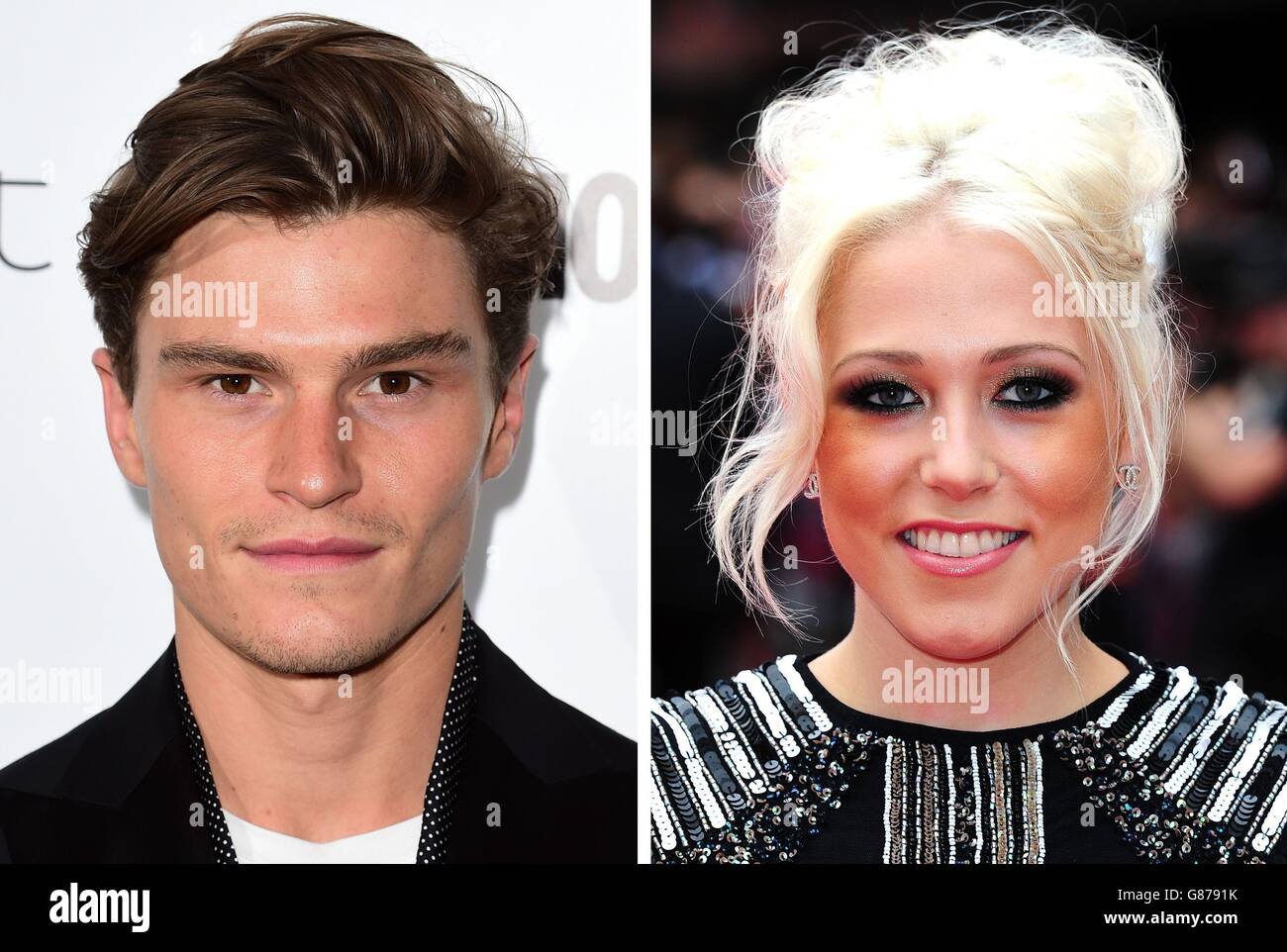 Fichier photos non daté d'Oliver Cheshire et Amelia Lily. Oliver et Amelia ont été les noms les plus populaires donnés aux bébés nés en Angleterre et au pays de Galles pour la deuxième année consécutive en 2014. Banque D'Images