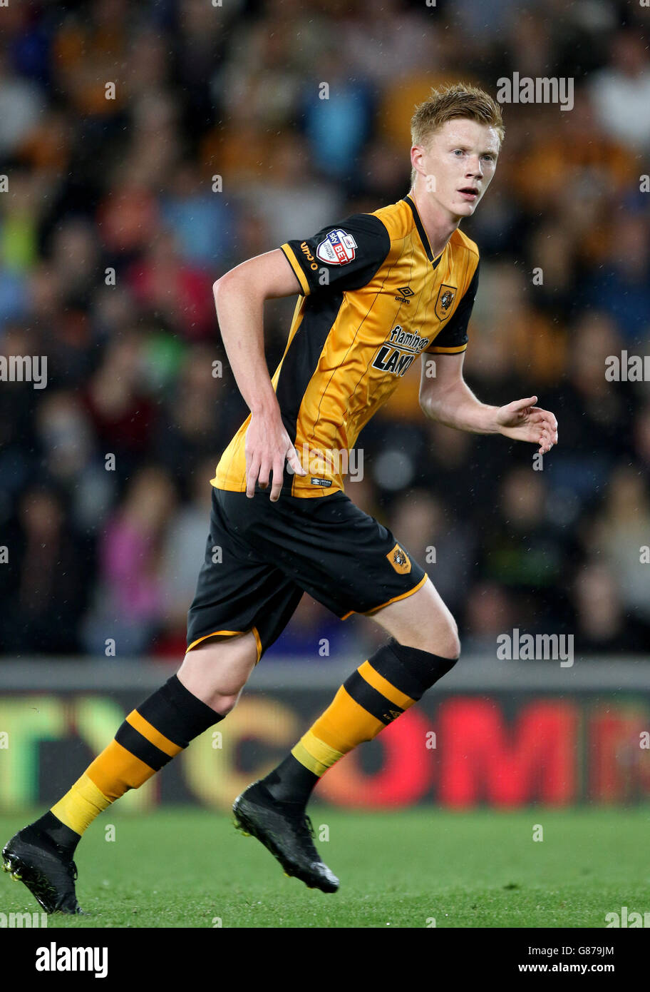 Sam Clucas de Hull City pendant le match du championnat Sky Bet au KC Stadium, à Hull. APPUYEZ SUR ASSOCIATION photo. Date de la photo: Mercredi 19 août 2015. Voir PA Story SOCCER Hull. Le crédit photo devrait se lire comme suit : Richard Sellers/PA Wire. Banque D'Images
