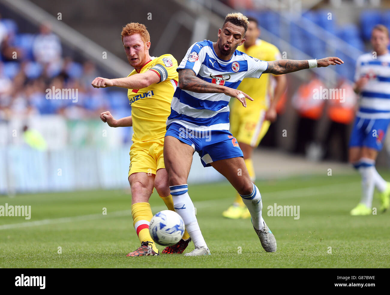Sky Bet Championship Soccer - - Lecture v Milton Keynes Dons - Madejski Stadium Banque D'Images