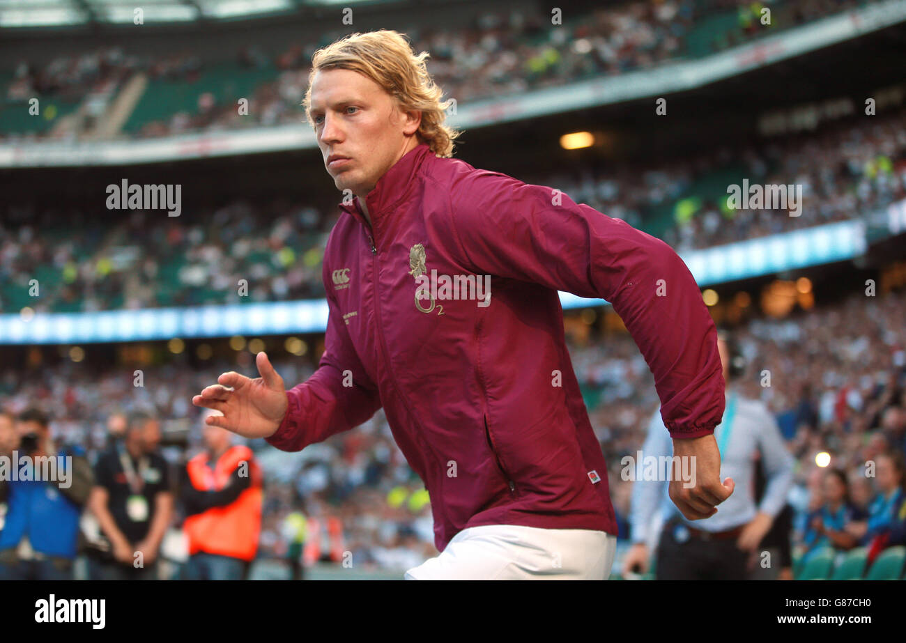 Rugby Union - Coupe du Monde Réchauffer - Angleterre / France - Le Stade de Twickenham Banque D'Images