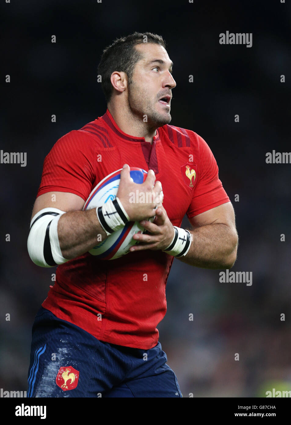 Rugby Union - Coupe du Monde Réchauffer - Angleterre / France - Le Stade de Twickenham Banque D'Images