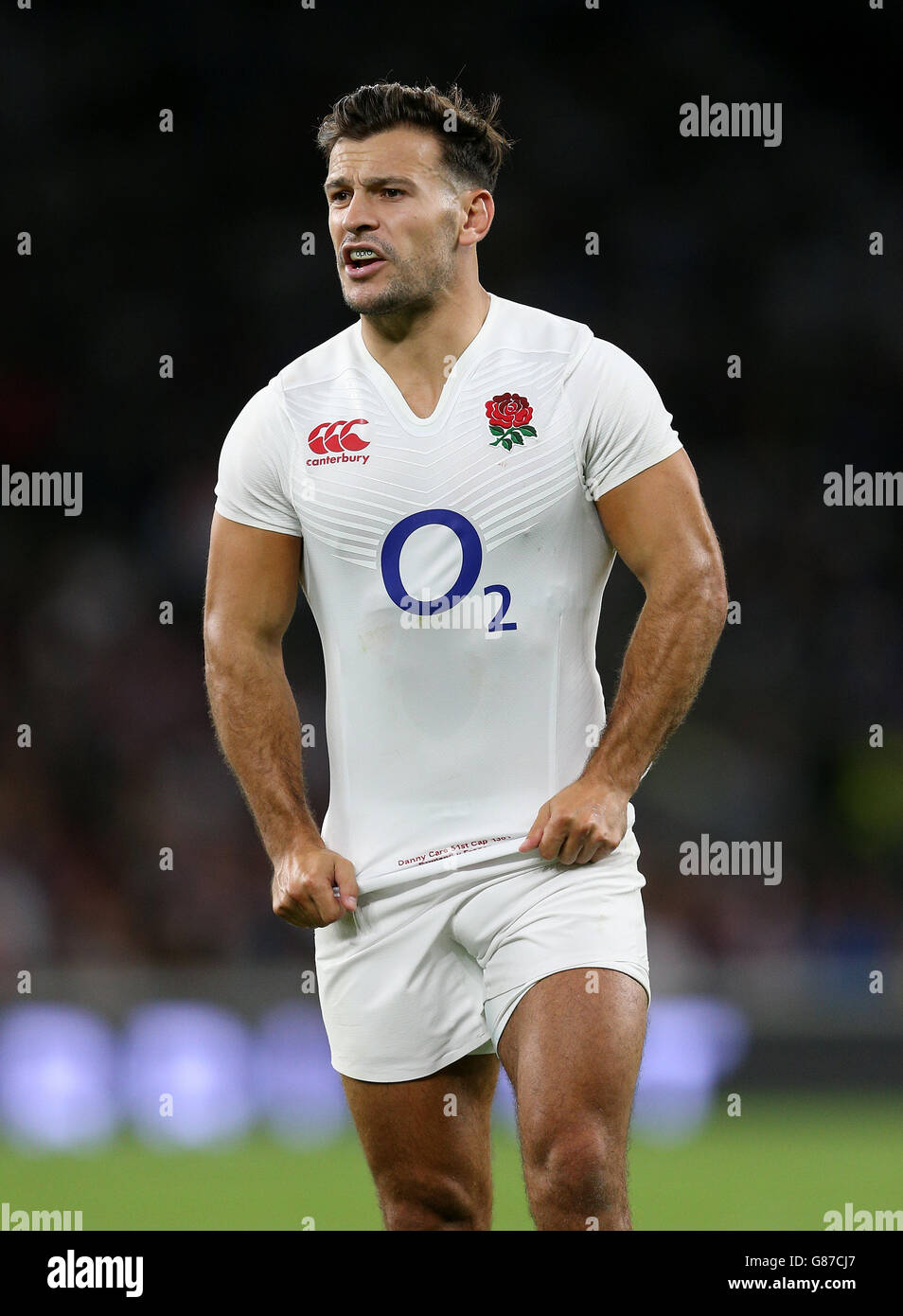 Rugby Union - Coupe du Monde Réchauffer - Angleterre / France - Le Stade de Twickenham Banque D'Images