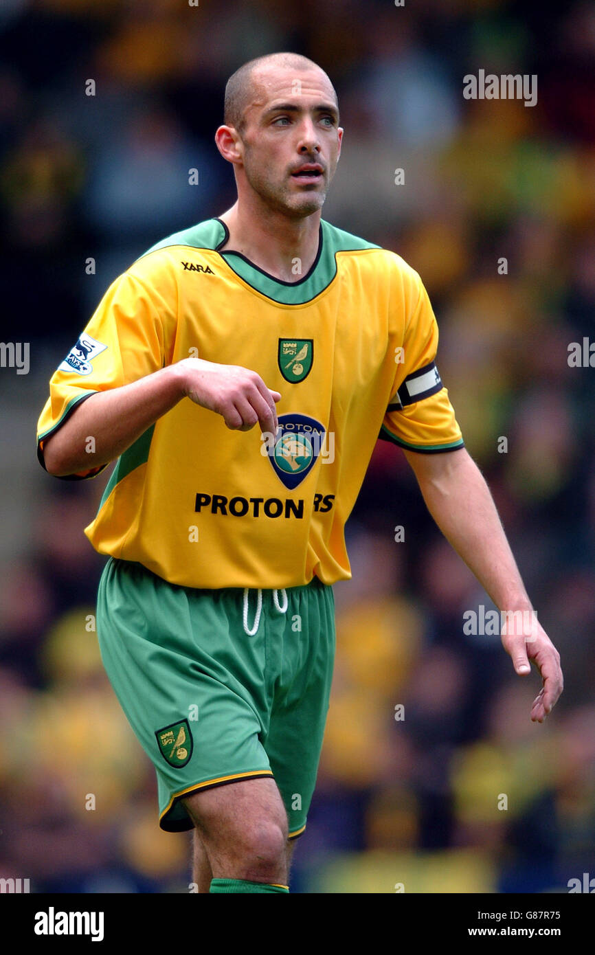 Football - FA Barclays Premiership - Norwich City / Birmingham City - Carrow Road.Craig Fleming, Norwich City Banque D'Images