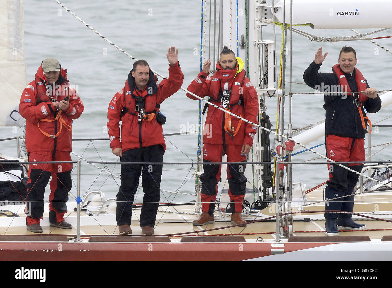 La voile, Clipper Round the World Yacht Race Start - Southend Pier Banque D'Images